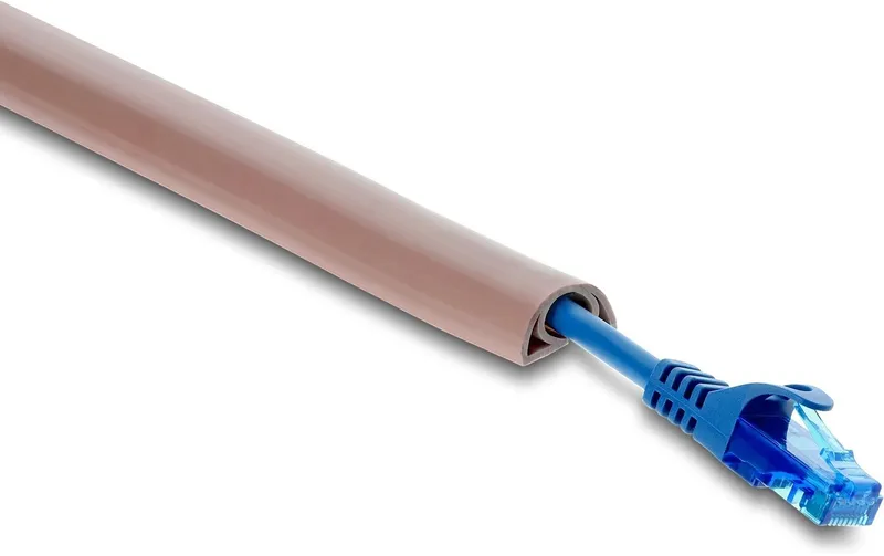 Delock Kabelkanal PVC flexibel 2 m x 30 mm marrone