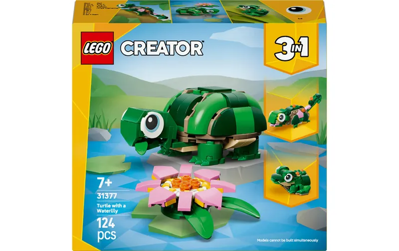 LEGO® Creator Schildkröte with Seerose 31377