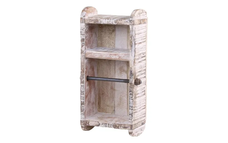 Chic Antique Toilettenpapierhalterung in Backsteinform bianco