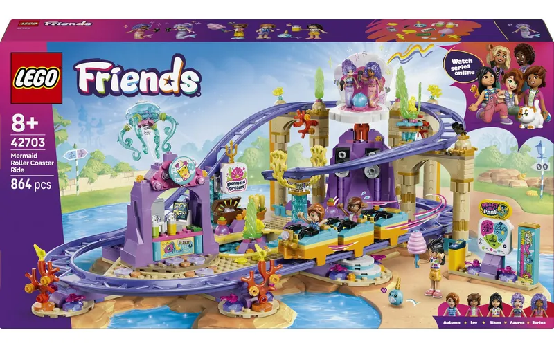 LEGO® Friends Meerjungfrauen-Achterbahn 42703