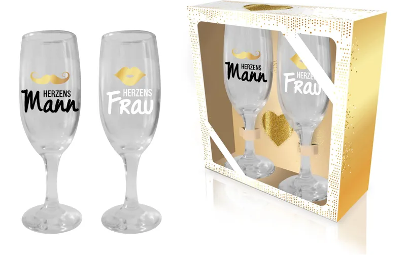Trendcompany Sektgläser Hochzeit