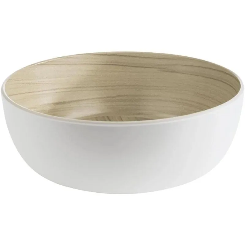 Piattino FRIDA D21,5 cm, H7,5 cm, bianco