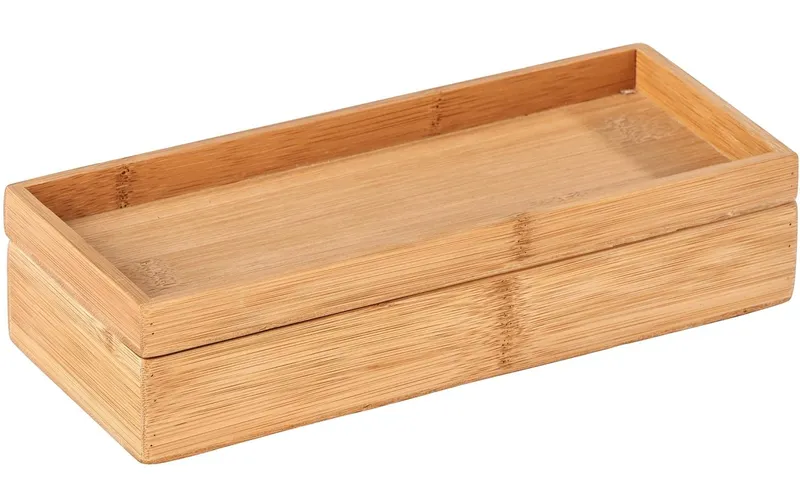 Wenko Bad-Utensilienhalter Terra naturale, mit Deckel