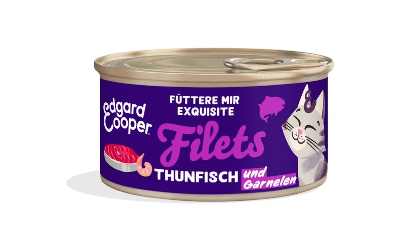 Edgard & Cooper Nassfutter Thunfisch und Garnele 70 g