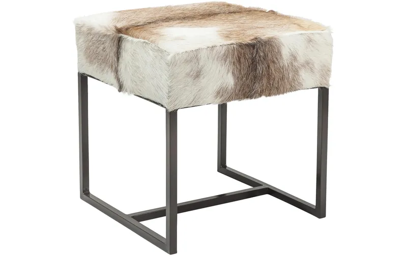 Kare Hocker Country Life 45 x 47 cm, Beige-brown