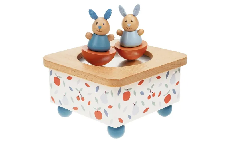 Spielba Holzspielwaren Musikspieldose Hase