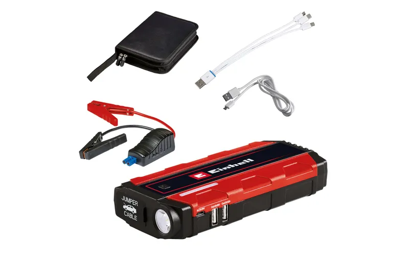 Einhell Automotive Starterbatterie mit Ladefunktion CE-JS 8 / 12 V/200A