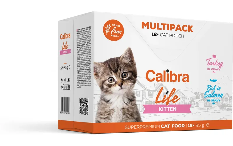 Calibra Nassfutter Life Kitten Multipack 12x 85 g