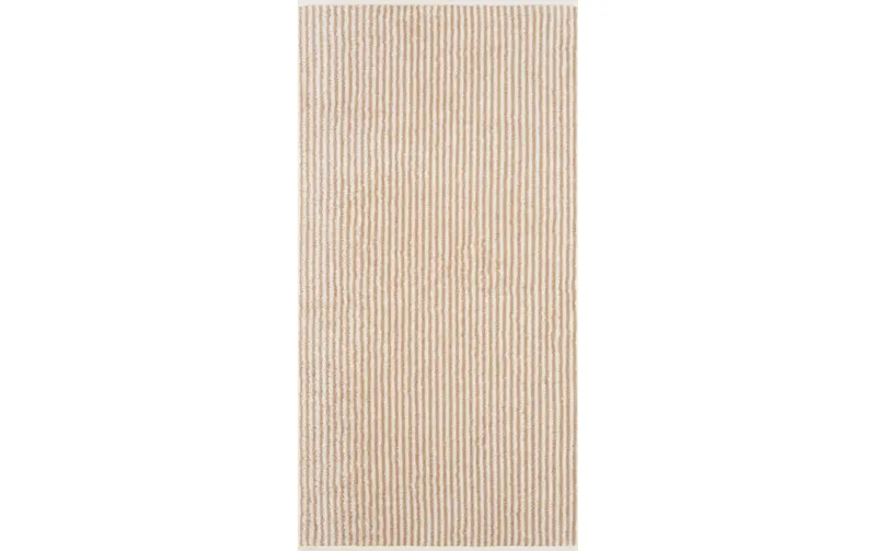 Cawö Duschtuch Two-Tone Stripe 80 x 150 cm, naturalee