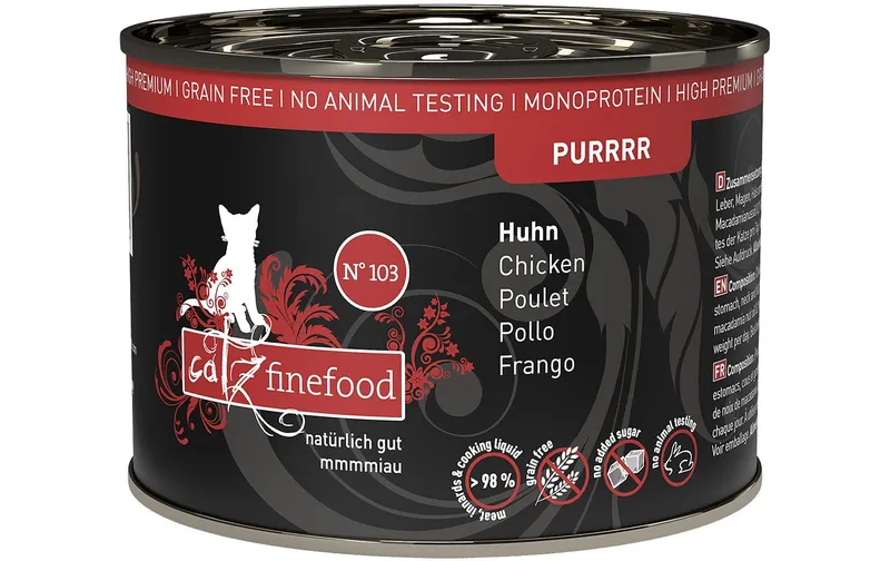 catz finefood Nassfutter Purrrr No.103 Huhn, 200 g