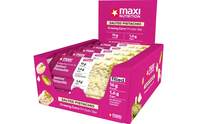 Maxi Nutrition Creamy Core Protein Bar Pistazien, 12 x 39 g