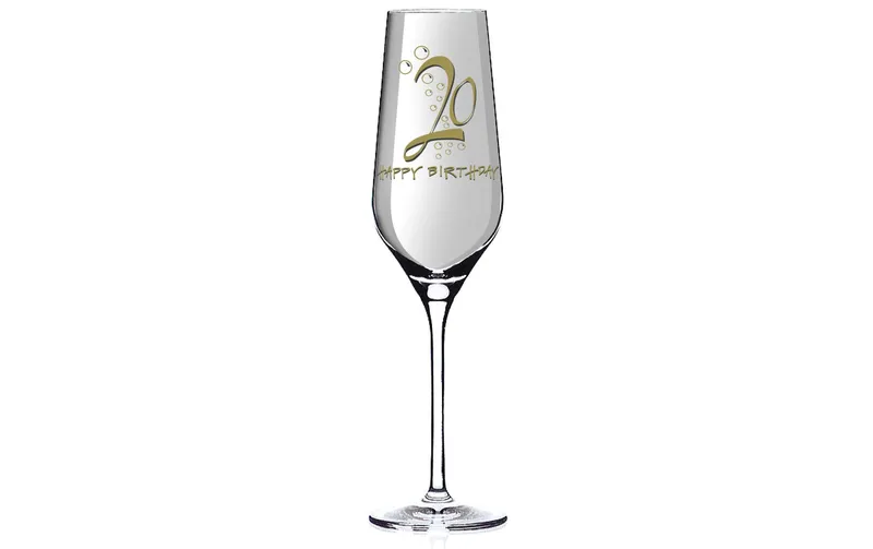 Wate Sektglas Happy Birthday "20" 250 ml