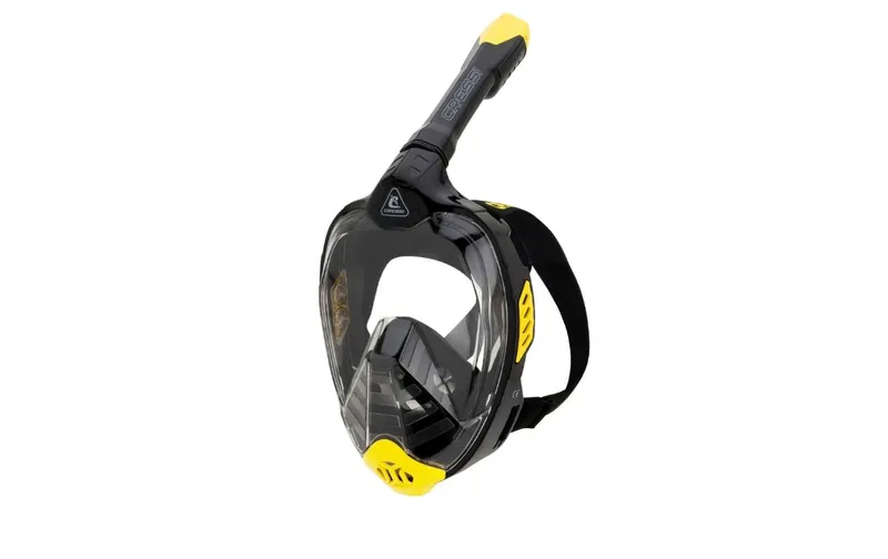 CRESSI Full Face Mask Bali noir/Gelb L/XL