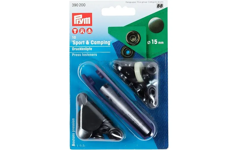Prym Druckknöpfe Camping 15 mm, 10 pièces