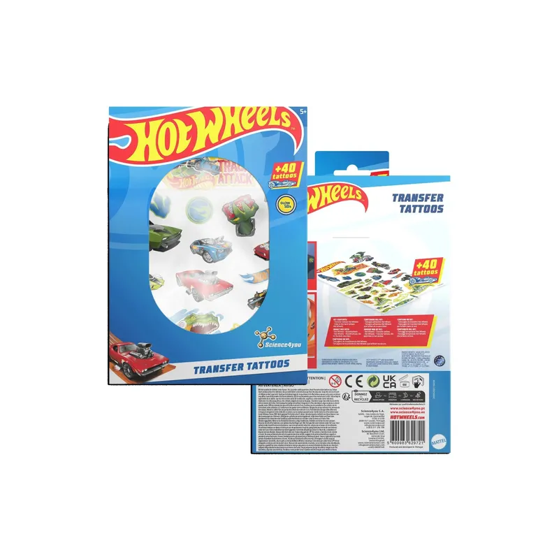 Science4you Tattoo set Hot Wheels