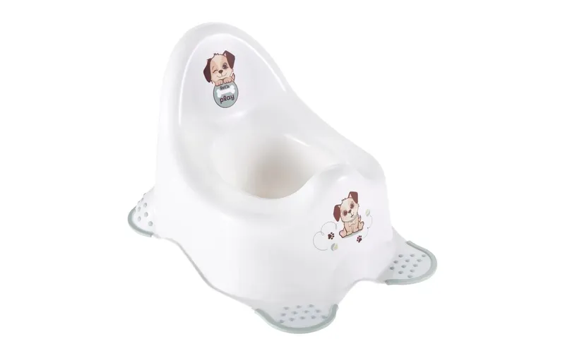 keeeper Adam Ciotolo da Bimbo in Plastica con Sistema Antiscivolante Bianco