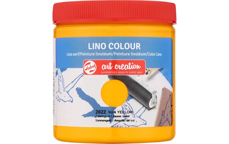 Talens Linoldruckfarbe 250 ml, Senfgelb