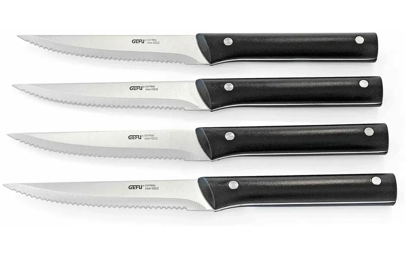 GEFU Steakmesser-Set BBQ 4-teilig