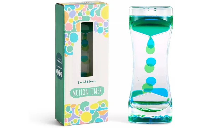 Twiddlers Clessidra Liquida Verde/Blu