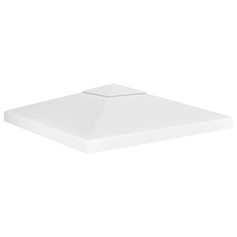 Pavillon-Dachplane mit Kaminabzug 310 g/m² 3x3 m bianco