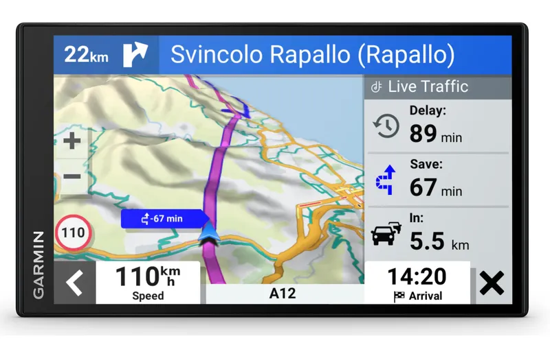 GARMIN Navigationsgerät DriveSmart 76 EU MT-S, GPS, Amazon Alexa