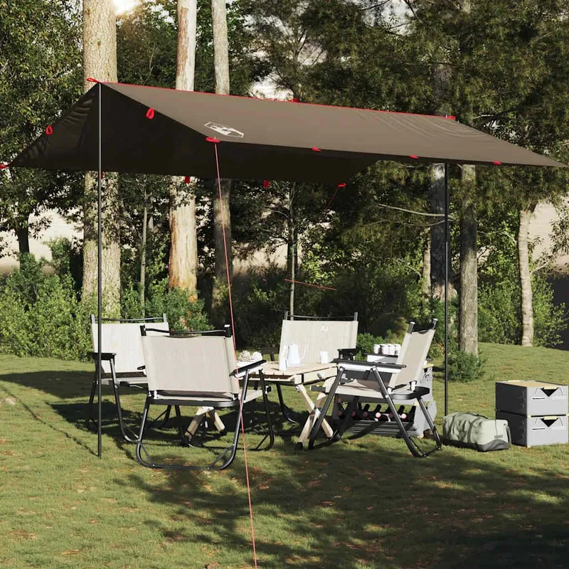 Tarp marrone 366x306 cm Wasserdicht