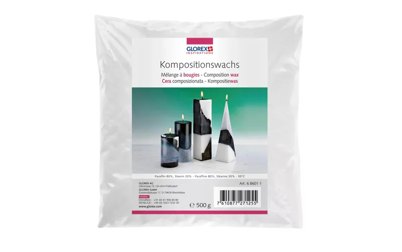 Glorex Kerzenstearin 500 g white