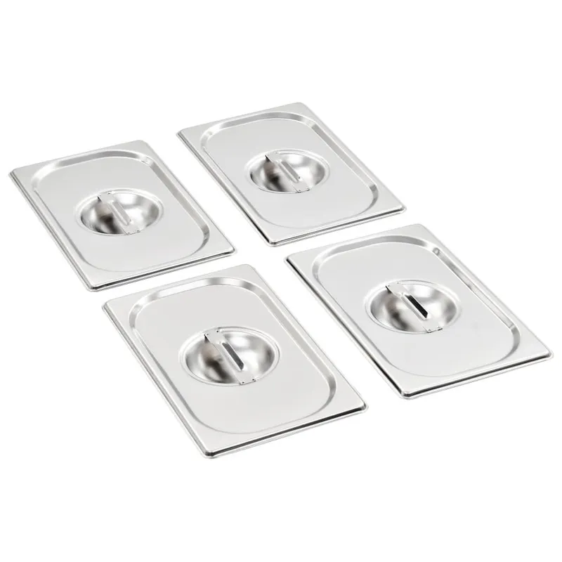Deckel per GN 1/4 Behälter 4 pz. acciaio inox