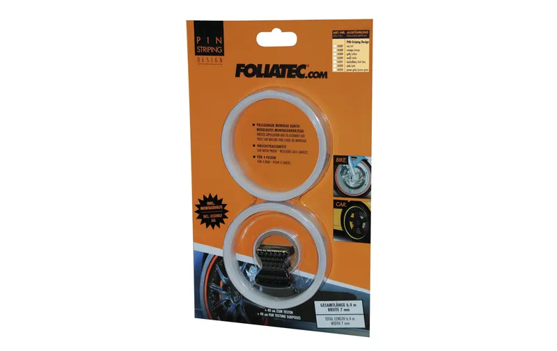Foliatec Klebestreifen PIN-STRIPING Weiss