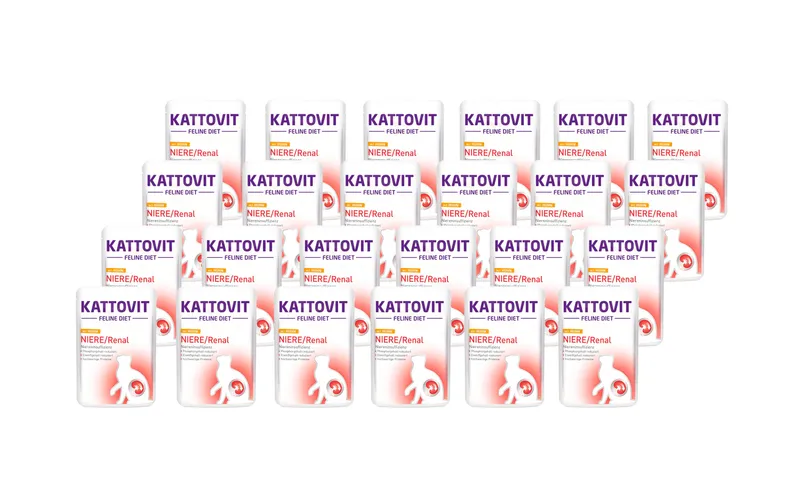 Kattovit Nassfutter Niere/Renal Huhn, 24 x 85 g