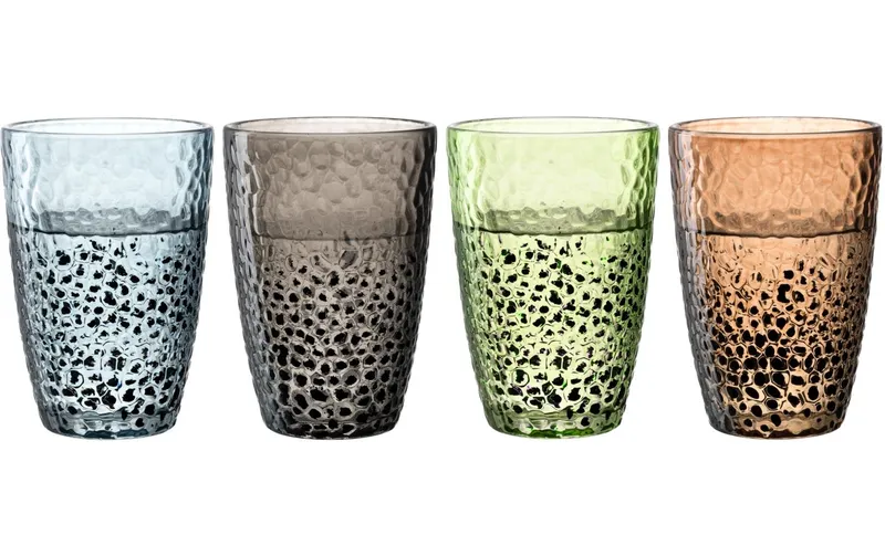 LEONARDO Trinkglas Matera 340 ml, 4 pieces, multicolour
