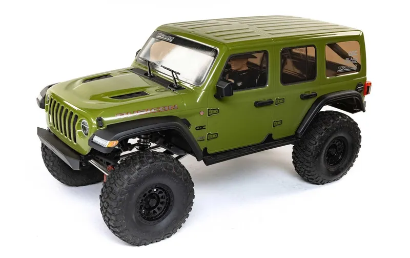 Axial Scale Crawler SCX6 Jeep Wrangler Rubicon JLU, verde 1:6, ARTR