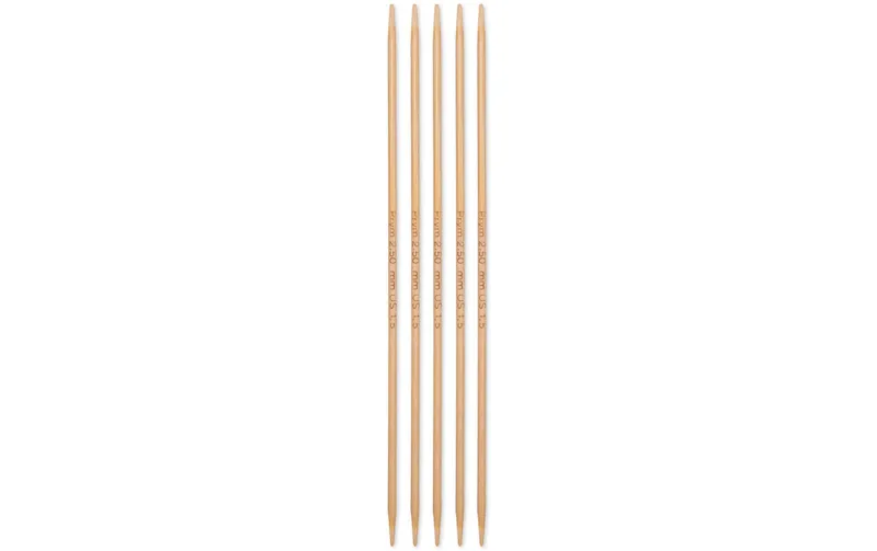 Prym 1530 Strumpfstricknadel BAMBUS 2.50 mm, 15 cm