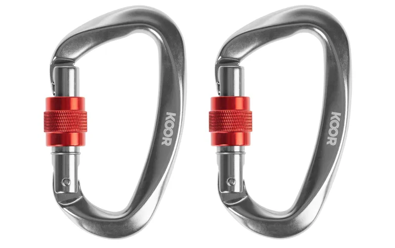 KOOR Moschettone Sicuure, Argento, 2 Pezzi