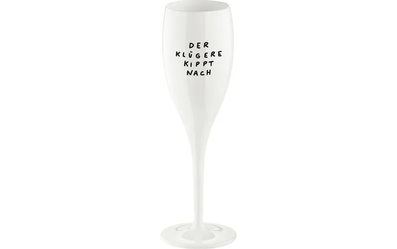 Koziol Sektglas Klügere 100 ml, 1 pieces, white