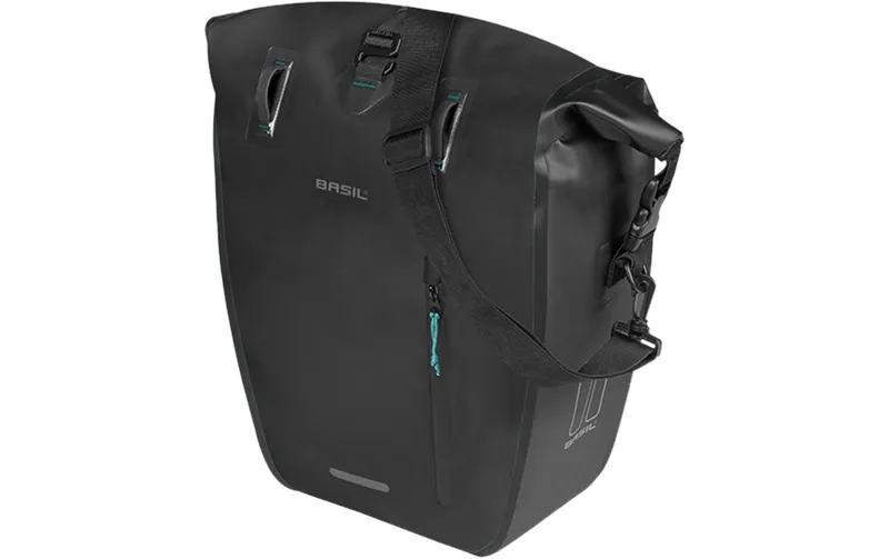 BASIL Gepäckträgertasche Rivo L, Tarpaulin MIK 25-31 l, schwarz