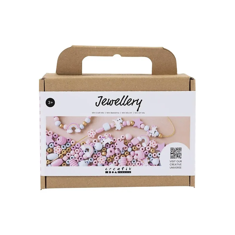 Creativ Company Schmuck Bastelset Mini Pastellfarben
