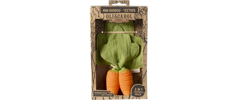 Oli&Carol Beissring Mini Doudou Cathy Carrot