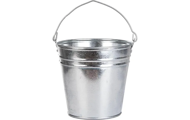 Esschert Design Zinkeimer M Silber