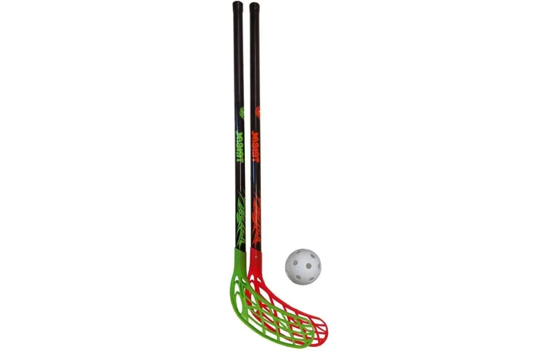 Eurostick Unihockey Set Tribal Junior, 2 Stöcke e 1 Ball