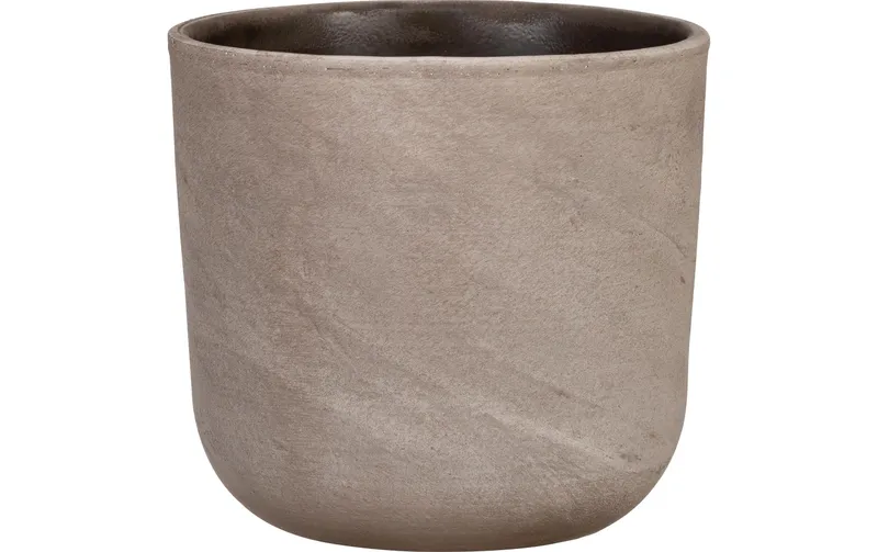 scheurich Blumentopf Travertino 981, 20.2 cm, brown