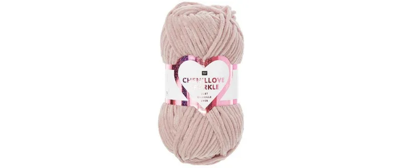 Rico Design Wolle Rico Chenillove Sparkle Altrosa