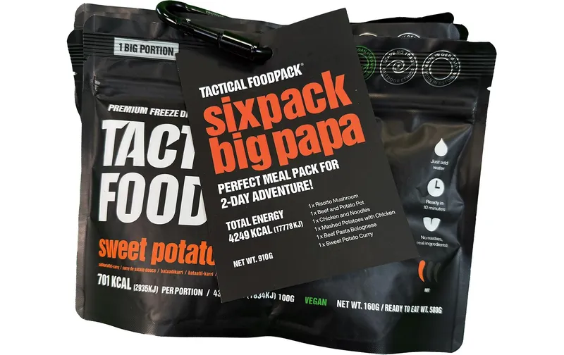 Tactical Foodpack Hauptgericht Sixpack Big Papa
