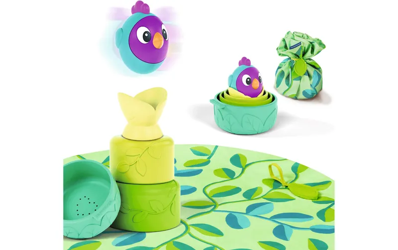 play+ Baby-Stapel-Puzzle Vogelnest
