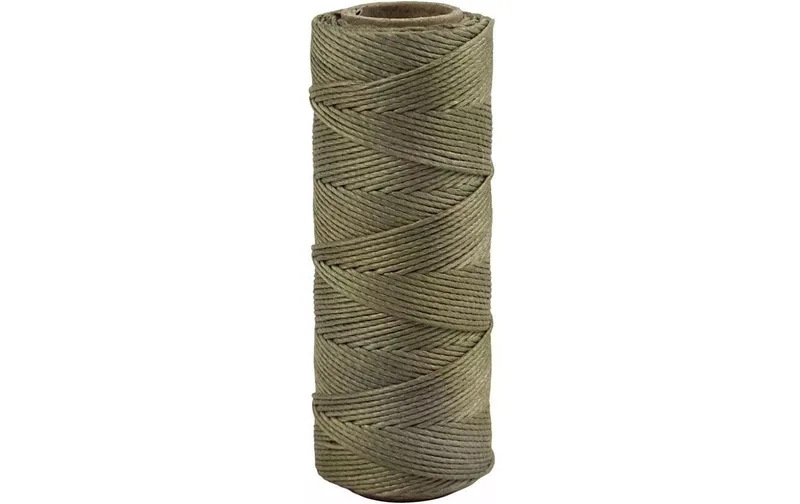 Creativ Company Bambus Kordel 1 mm, 65 m Olivgrün