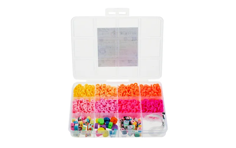 Glorex Perlen-Set Heishi Girlie 750 pieces, multicolour