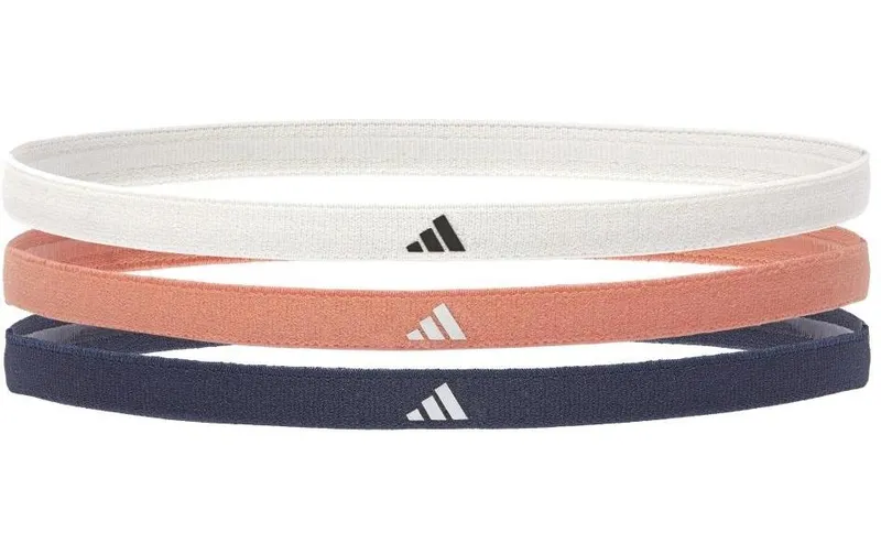 adidas Hairbands Weiss/Dunkelblau/Hellorange