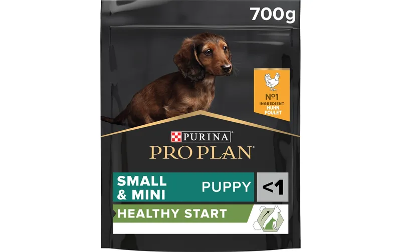 Purina Pro Plan Trockenfutter Small and Mini Puppy Healthy Start Huhn 700 g
