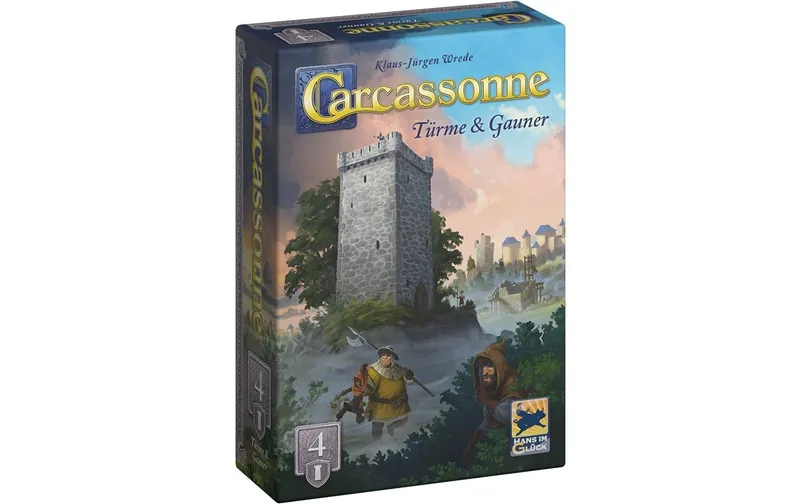 Hans im Glück Familienspiel Carcassonne Türme und Gauner (d)