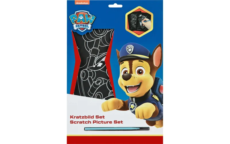 Set Quadri da Grattare Undercover Paw Patrol